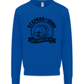 Stepdad & Sons Best Friends Father's Day Mens Sweatshirt Jumper Royal Blue