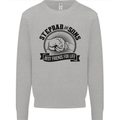 Stepdad & Sons Best Friends Father's Day Mens Sweatshirt Jumper Sports Grey