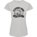 Stepdad & Sons Best Friends Father's Day Womens Petite Cut T-Shirt Sports Grey