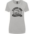 Stepdad & Sons Best Friends Father's Day Womens Wider Cut T-Shirt Sports Grey
