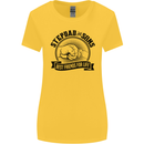Stepdad & Sons Best Friends Father's Day Womens Wider Cut T-Shirt Yellow