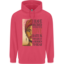 Stick With Love Black Lives Matter Childrens Kids Hoodie Heliconia