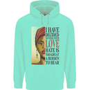 Stick With Love Black Lives Matter Childrens Kids Hoodie Peppermint