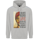 Stick With Love Black Lives Matter Childrens Kids Hoodie Sports Grey