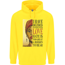 Stick With Love Black Lives Matter Childrens Kids Hoodie Yellow