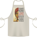 Stick With Love Black Lives Matter Cotton Apron 100% Organic Natural