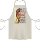 Stick With Love Black Lives Matter Cotton Apron 100% Organic Natural