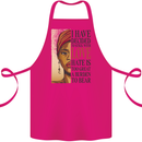 Stick With Love Black Lives Matter Cotton Apron 100% Organic Pink