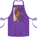 Stick With Love Black Lives Matter Cotton Apron 100% Organic Purple