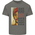 Stick With Love Black Lives Matter Kids T-Shirt Childrens Charcoal