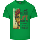 Stick With Love Black Lives Matter Kids T-Shirt Childrens Irish Green