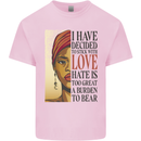 Stick With Love Black Lives Matter Kids T-Shirt Childrens Light Pink