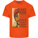 Stick With Love Black Lives Matter Kids T-Shirt Childrens Orange