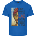 Stick With Love Black Lives Matter Kids T-Shirt Childrens Royal Blue