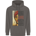 Stick With Love Black Lives Matter Mens 80% Cotton Hoodie Charcoal