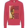 Stick With Love Black Lives Matter Mens Sweatshirt Jumper Heliconia