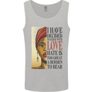 Stick With Love Black Lives Matter Mens Vest Tank Top Sports Grey