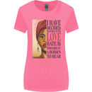 Stick With Love Black Lives Matter Womens Wider Cut T-Shirt Azalea