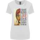 Stick With Love Black Lives Matter Womens Wider Cut T-Shirt White