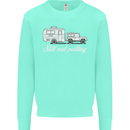 Still Out Pulling Funny Caravan Caravanning Mens Sweatshirt Jumper Peppermint