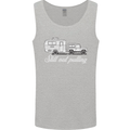Still Out Pulling Funny Caravan Caravanning Mens Vest Tank Top Sports Grey