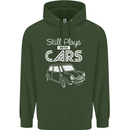 Still Plays with Cars Classic Enthusiast Childrens Kids Hoodie Forest Green