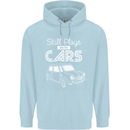 Still Plays with Cars Classic Enthusiast Childrens Kids Hoodie Light Blue