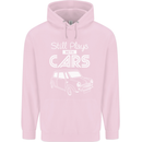 Still Plays with Cars Classic Enthusiast Childrens Kids Hoodie Light Pink