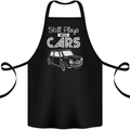 Still Plays with Cars Classic Enthusiast Cotton Apron 100% Organic Black