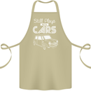 Still Plays with Cars Classic Enthusiast Cotton Apron 100% Organic Khaki