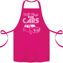 Still Plays with Cars Classic Enthusiast Cotton Apron 100% Organic Pink