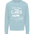 Still Plays with Cars Classic Enthusiast Kids Sweatshirt Jumper Light Blue