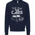 Still Plays with Cars Classic Enthusiast Kids Sweatshirt Jumper Navy Blue