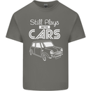 Still Plays with Cars Classic Enthusiast Kids T-Shirt Childrens Charcoal