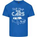 Still Plays with Cars Classic Enthusiast Kids T-Shirt Childrens Royal Blue