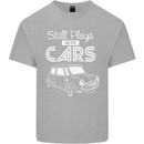 Still Plays with Cars Classic Enthusiast Kids T-Shirt Childrens Sports Grey