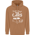 Still Plays with Cars Classic Enthusiast Mens 80% Cotton Hoodie Caramel Latte