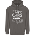 Still Plays with Cars Classic Enthusiast Mens 80% Cotton Hoodie Charcoal