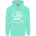 Still Plays with Cars Classic Enthusiast Mens 80% Cotton Hoodie Peppermint