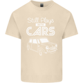 Still Plays with Cars Classic Enthusiast Mens Cotton T-Shirt Tee Top Natural