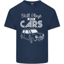 Still Plays with Cars Classic Enthusiast Mens Cotton T-Shirt Tee Top Navy Blue