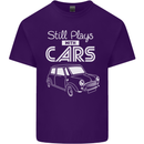 Still Plays with Cars Classic Enthusiast Mens Cotton T-Shirt Tee Top Purple