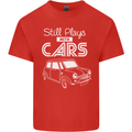 Still Plays with Cars Classic Enthusiast Mens Cotton T-Shirt Tee Top Red