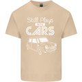 Still Plays with Cars Classic Enthusiast Mens Cotton T-Shirt Tee Top Sand