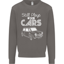 Still Plays with Cars Classic Enthusiast Mens Sweatshirt Jumper Charcoal