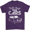 Still Plays with Cars Classic Enthusiast Mens T-Shirt Cotton Gildan Purple