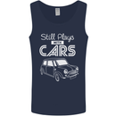 Still Plays with Cars Classic Enthusiast Mens Vest Tank Top Navy Blue