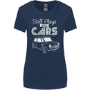 Still Plays with Cars Classic Enthusiast Womens Wider Cut T-Shirt Navy Blue