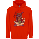 Stoned Hippy Spliff Weed Drugs LSD Acid Childrens Kids Hoodie Bright Red