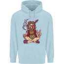 Stoned Hippy Spliff Weed Drugs LSD Acid Childrens Kids Hoodie Light Blue